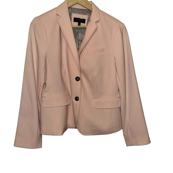 EUC Talbots Pink Blazer Structured Notched Lapel - Picture 2 of 4